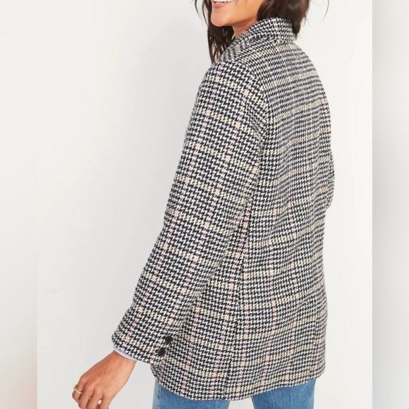 Old Navy Multi Colored Houndstooth Blazer | Sz. M | NWT - Picture 5 of 6